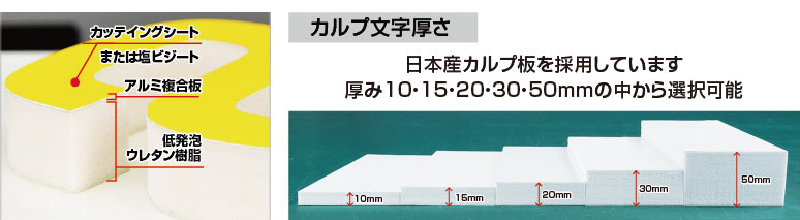 カルプ切文字